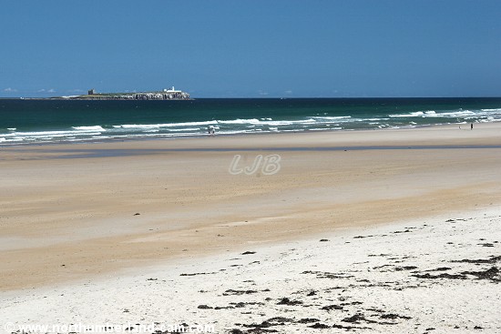 Bamburgh Beach.