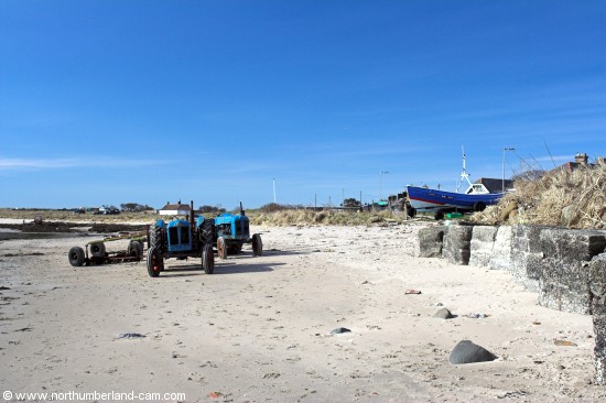 Boulmer Beach looking south.