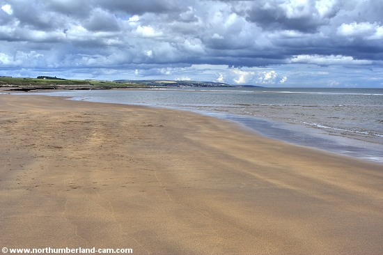 View north towards Berwick and the border.