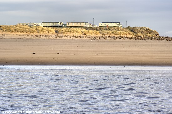 The beach on the north side of the River Wansbeck.